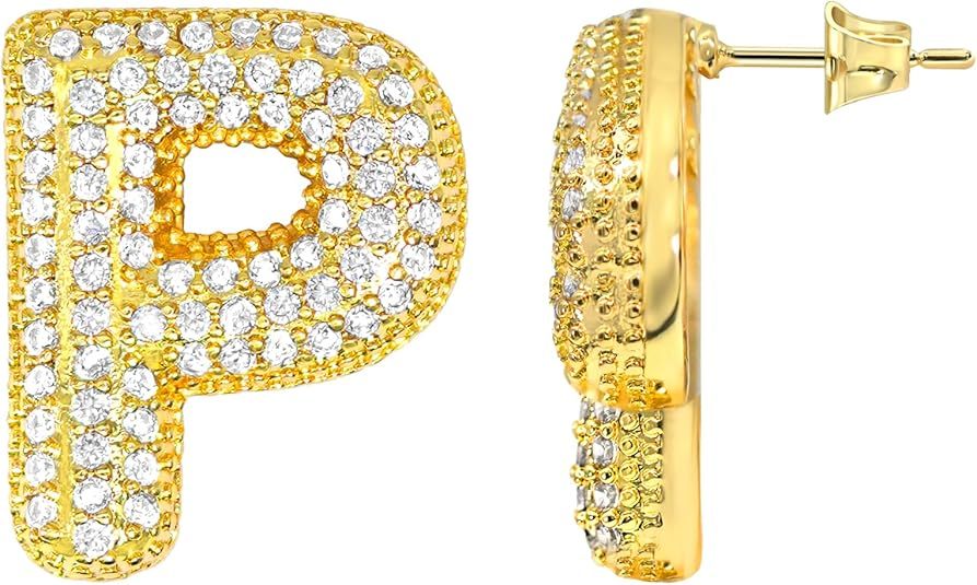 Initial Letter Earrings