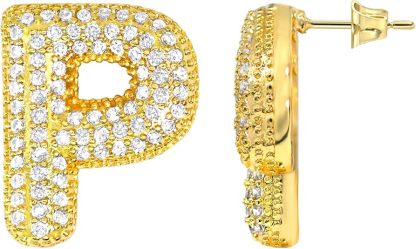 Initial Letter Earrings