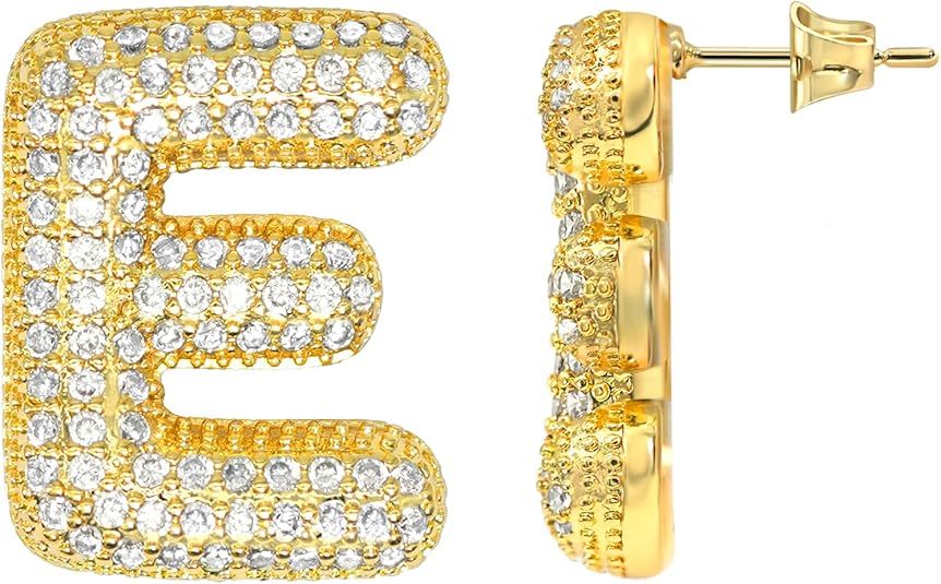 Initial Letter Earrings