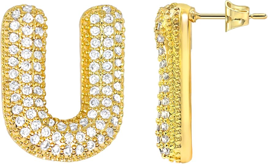 Initial Letter Earrings