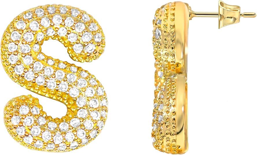 Initial Letter Earrings