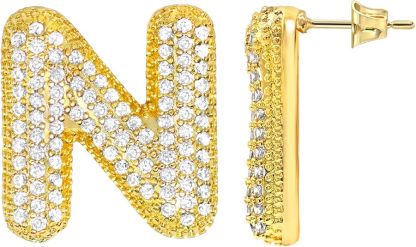 Initial Letter Earrings