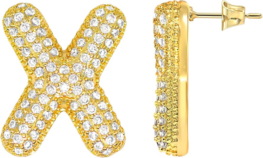 Initial Letter Earrings