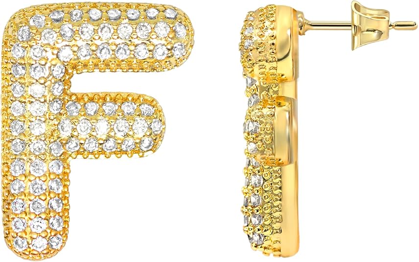 Initial Letter Earrings