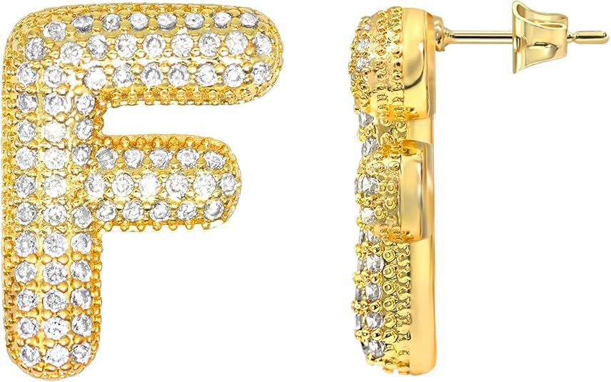 Initial Letter Earrings