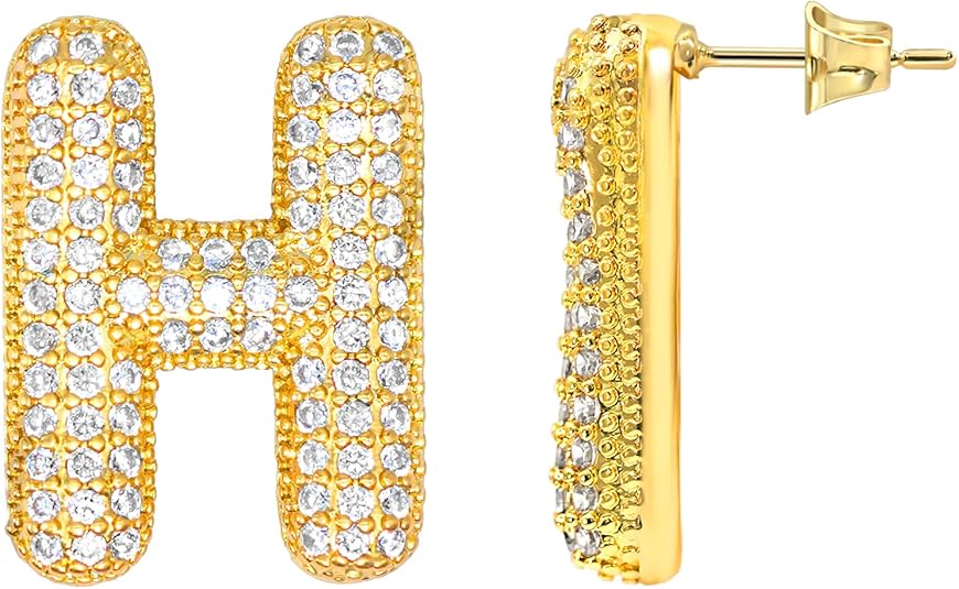 Initial Letter Earrings