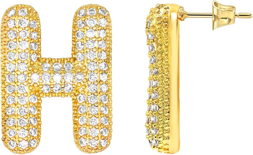 Initial Letter Earrings