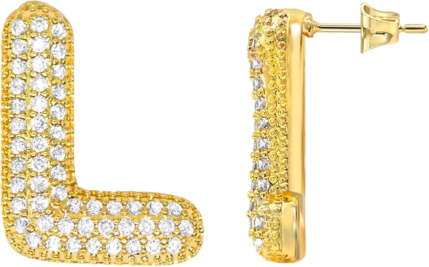 Initial Letter Earrings