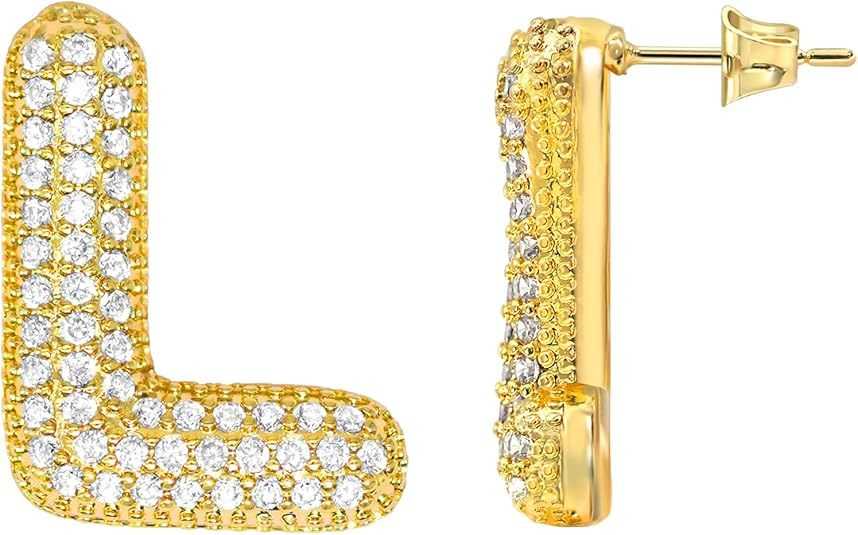 Initial Letter Earrings