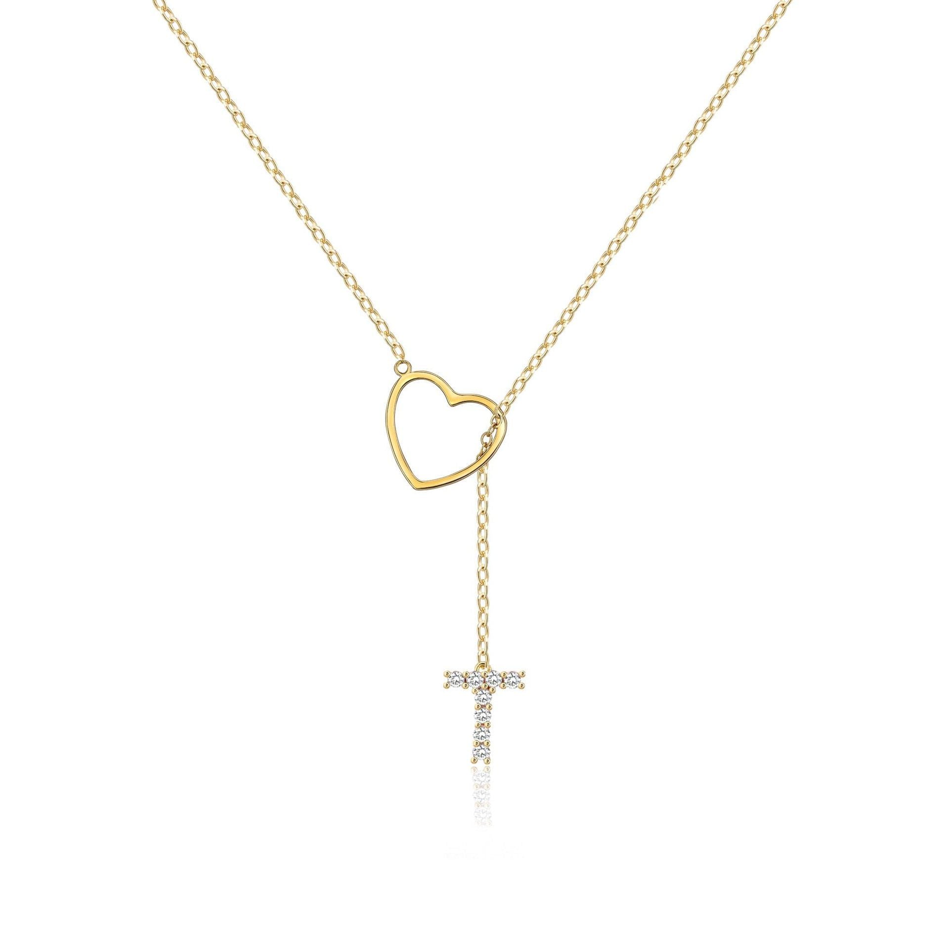 🔥Limited Inventory Available⚡Letter Heart Design Personalized Trendy Charm Necklaces