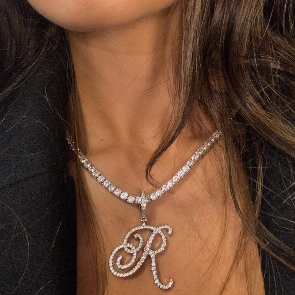 【Final 3-hour Preferential Deal💥】Personalised A-Z Cursive Initial Letter Name Necklace