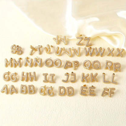 Initial Letter Earrings