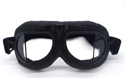 Vintage Motorcycle Goggles for Adults, Protective Goggles (Glasses, Fits Over Glasses & Helmet)