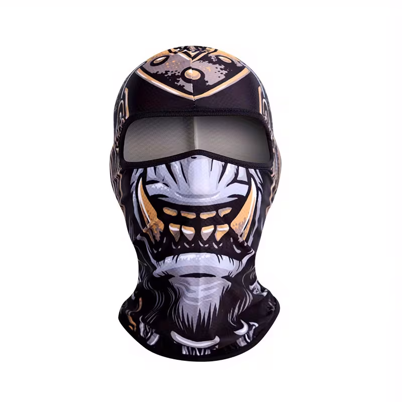Men's Quick-Dry Cycling Balaclava - 3D Monster Graphic Breathable Mask
