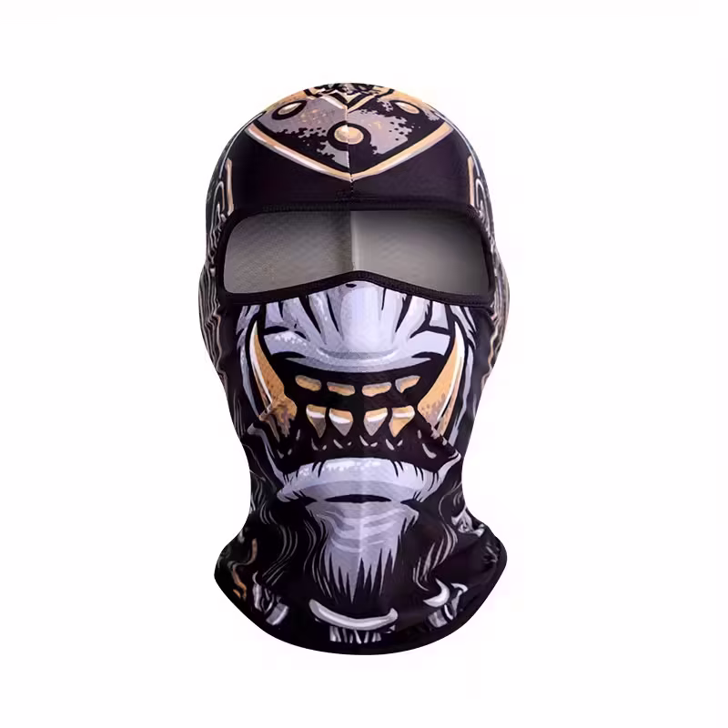 Men's Quick-Dry Cycling Balaclava - 3D Monster Graphic Breathable Mask