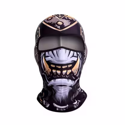 Men's Quick-Dry Cycling Balaclava - 3D Monster Graphic Breathable Mask