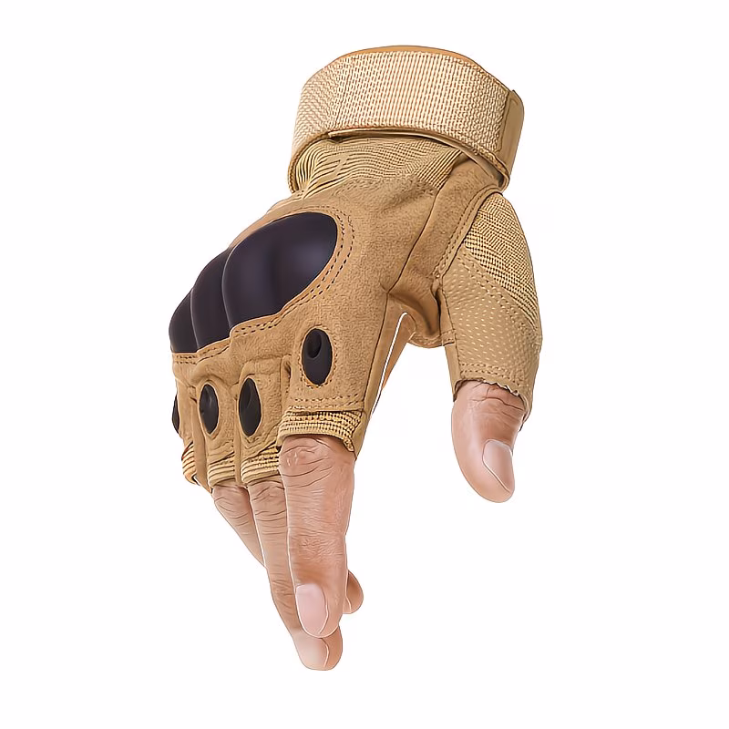 Motorcycle Riding Protective Tactical Half-Finger Gloves