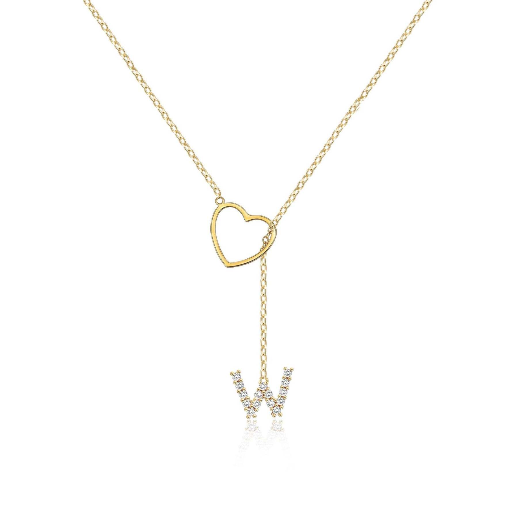 🔥Limited Inventory Available⚡Letter Heart Design Personalized Trendy Charm Necklaces