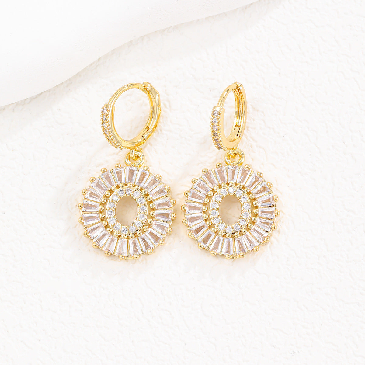 【LAST DAY 49% OFF】Initial Letter Pendant Earrings