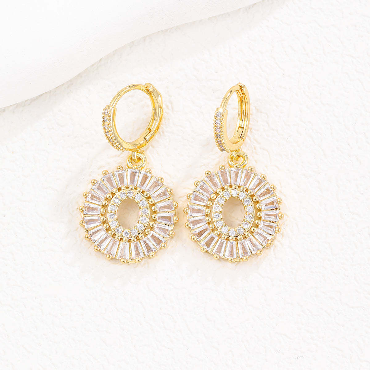 【LAST DAY 49% OFF】Initial Letter Pendant Earrings