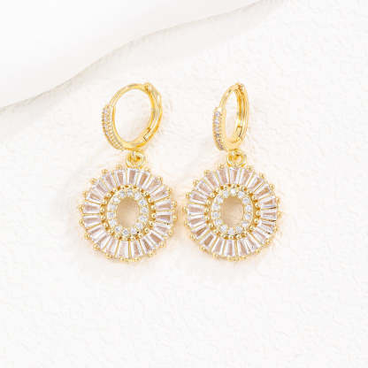 【LAST DAY 49% OFF】Initial Letter Pendant Earrings