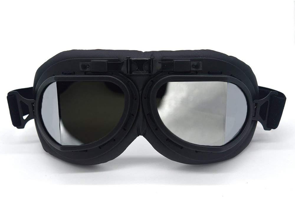 Vintage Motorcycle Goggles for Adults, Protective Goggles (Glasses, Fits Over Glasses & Helmet)