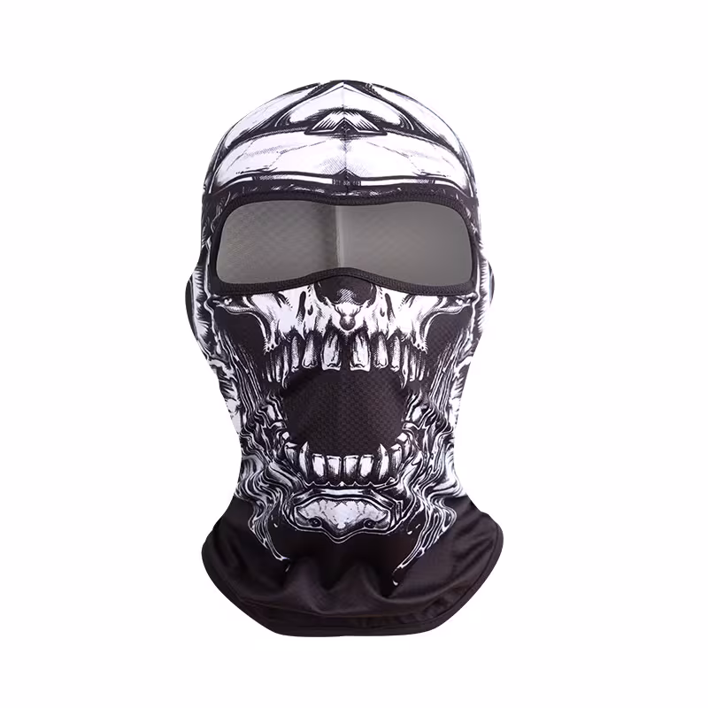 Men's Quick-Dry Cycling Balaclava - 3D Monster Graphic Breathable Mask
