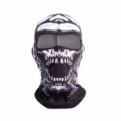 Men's Quick-Dry Cycling Balaclava - 3D Monster Graphic Breathable Mask