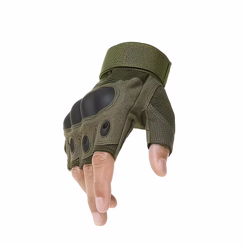 Motorcycle Riding Protective Tactical Half-Finger Gloves