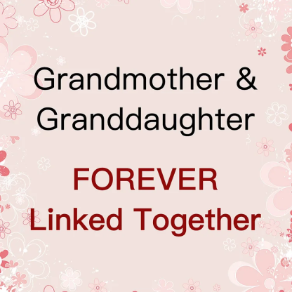 FOR GRANDDAUGHTER - CUSTOMIZED DOUBLE BIRTHSTONES INFINITY OPEN BRACELET