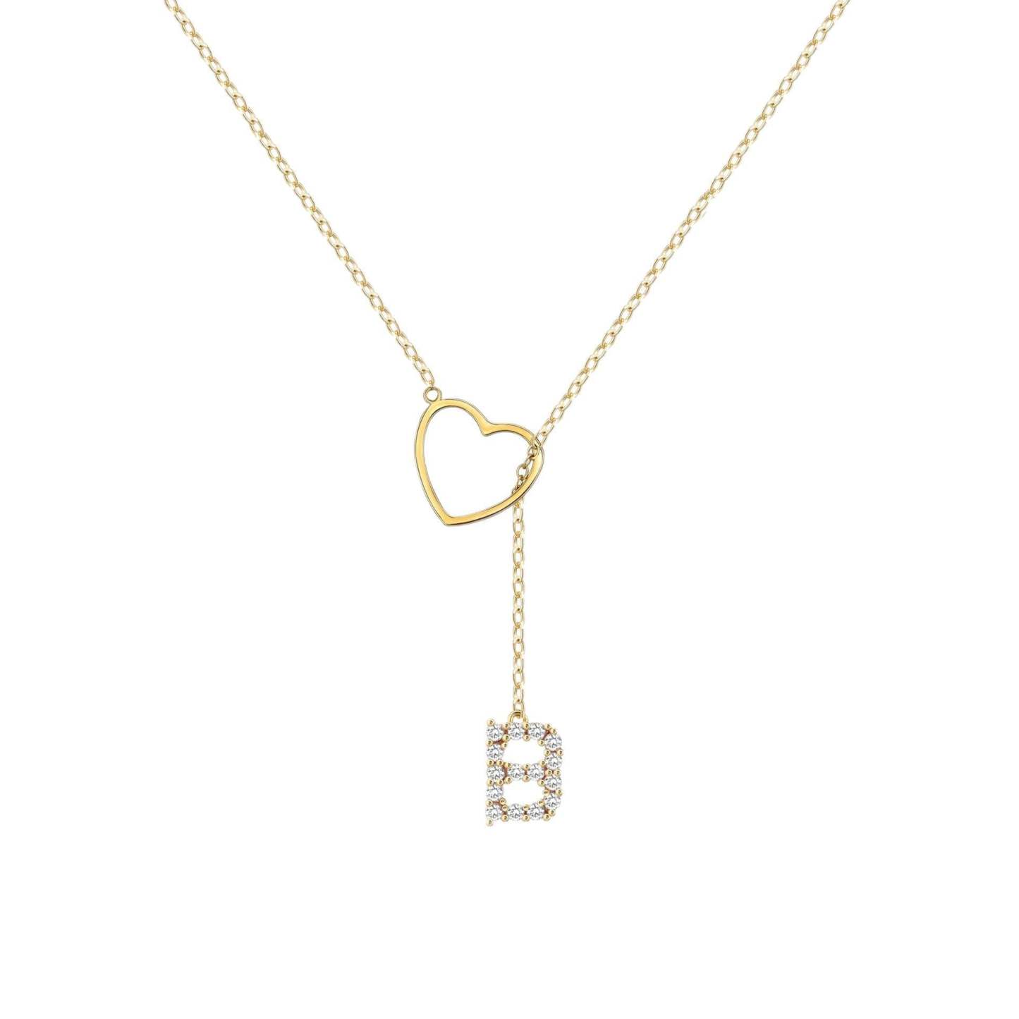 🔥Limited Inventory Available⚡Letter Heart Design Personalized Trendy Charm Necklaces