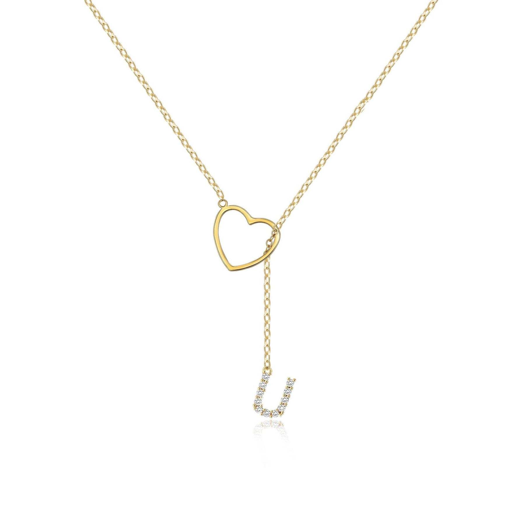 🔥Limited Inventory Available⚡Letter Heart Design Personalized Trendy Charm Necklaces