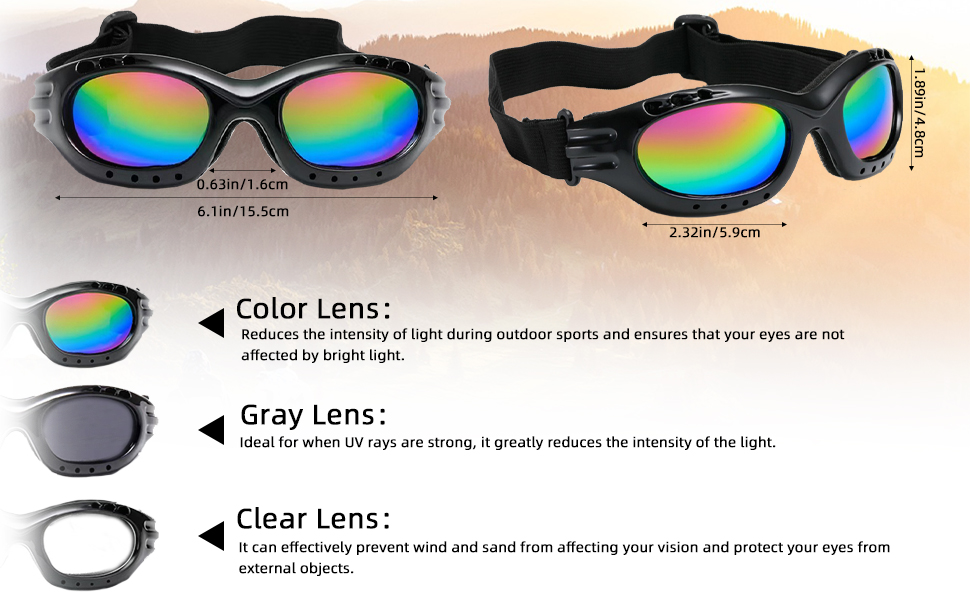 riding goggles