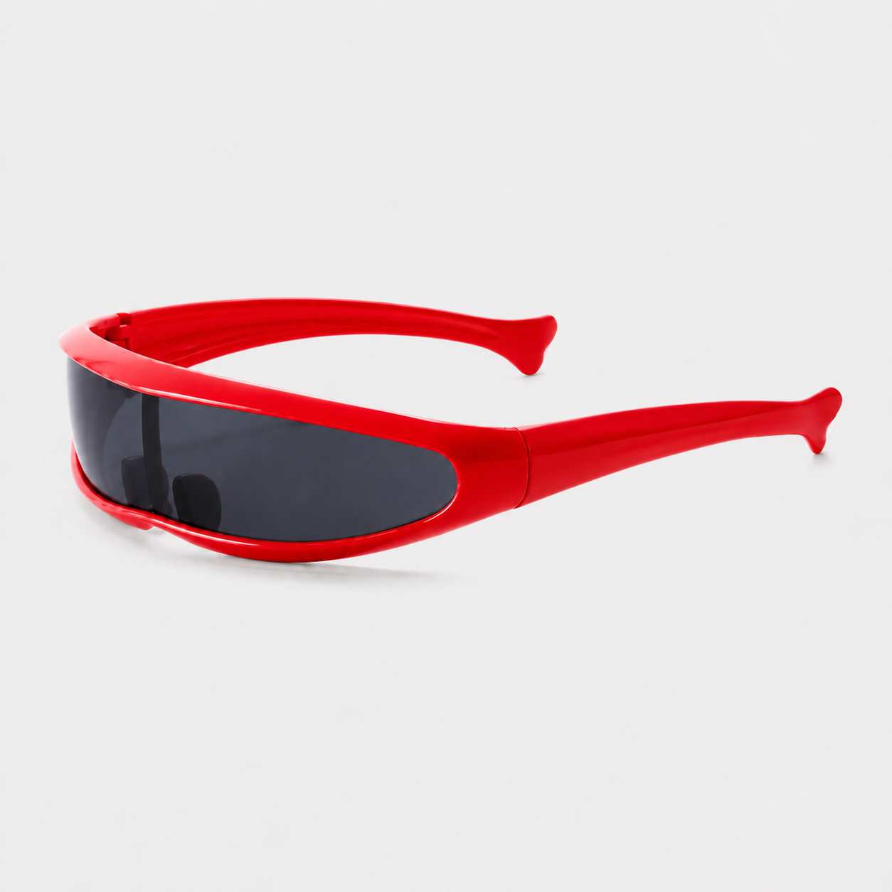 Low-Profile Wraparound Motorcycle Sunglasses