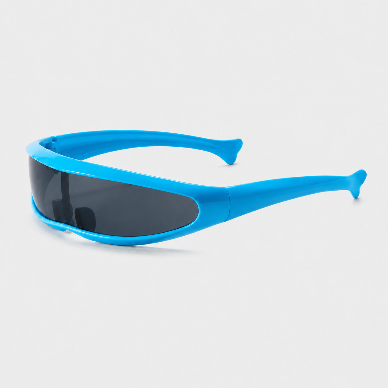Low-Profile Wraparound Motorcycle Sunglasses