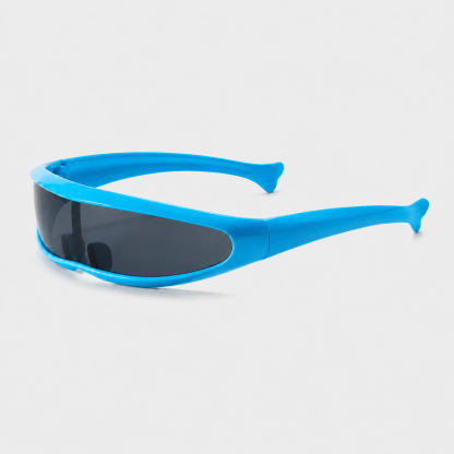 Low-Profile Wraparound Motorcycle Sunglasses