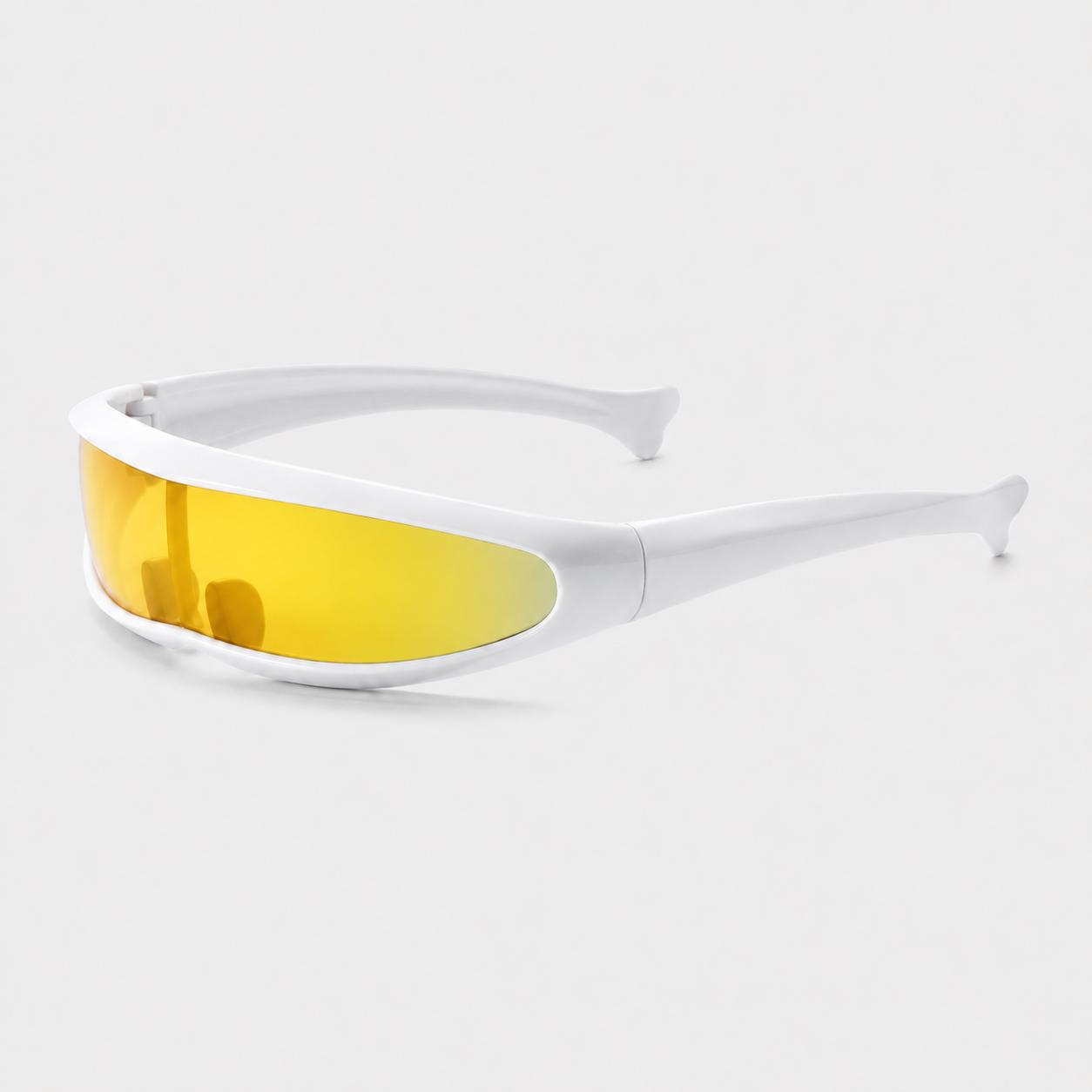 Low-Profile Wraparound Motorcycle Sunglasses