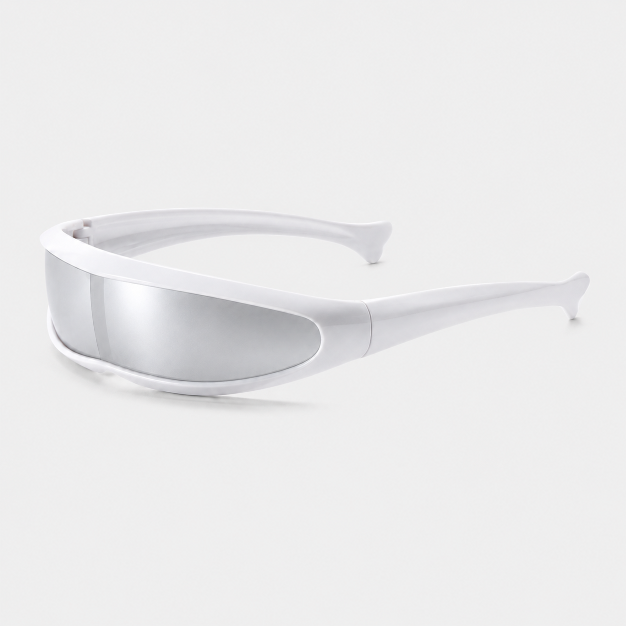 Low-Profile Wraparound Motorcycle Sunglasses