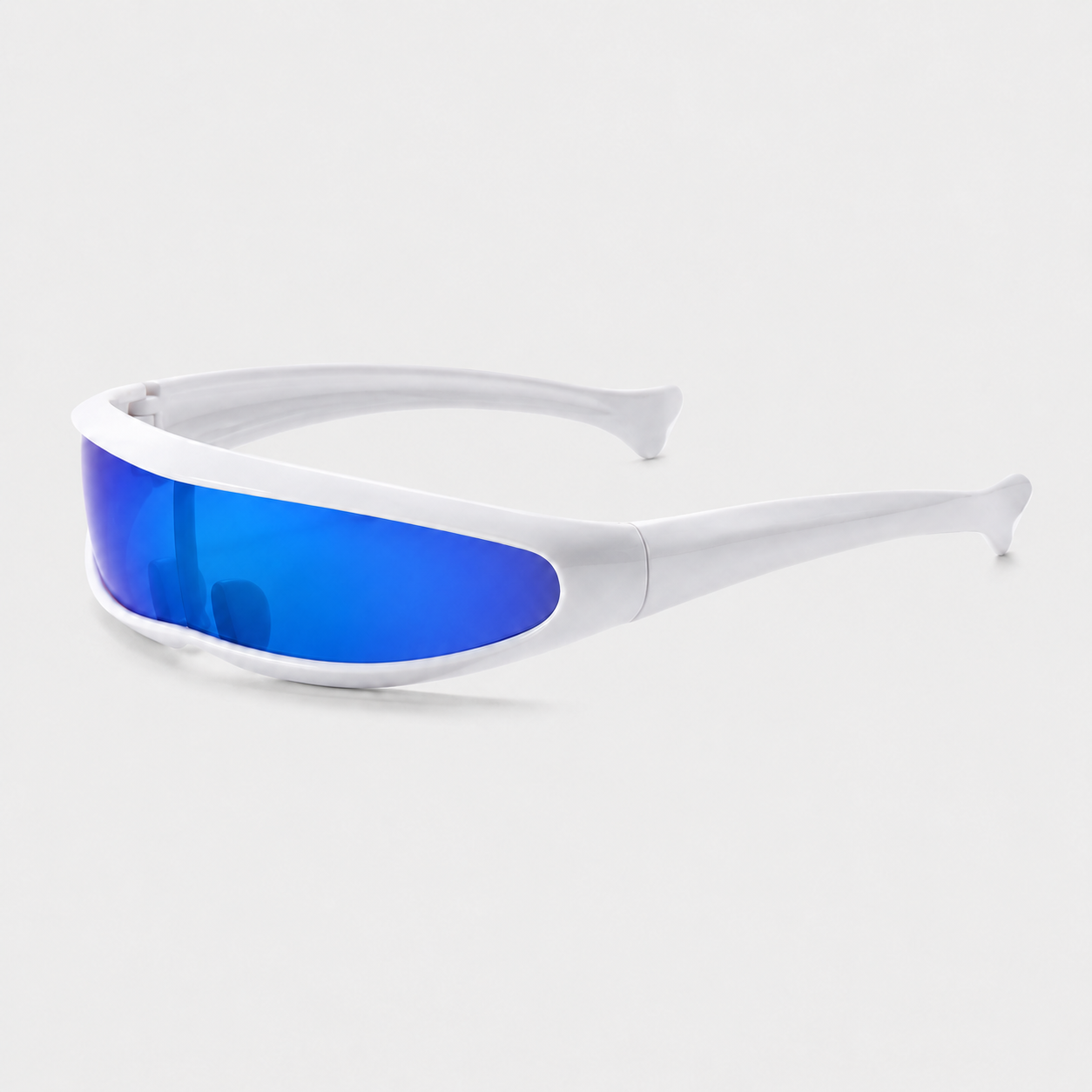 Low-Profile Wraparound Motorcycle Sunglasses