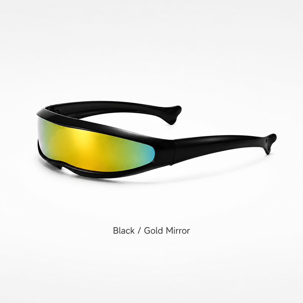 Low-Profile Wraparound Motorcycle Sunglasses