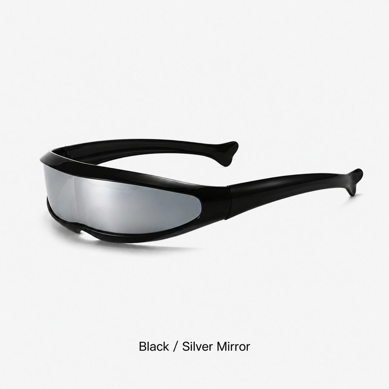 Low-Profile Wraparound Motorcycle Sunglasses