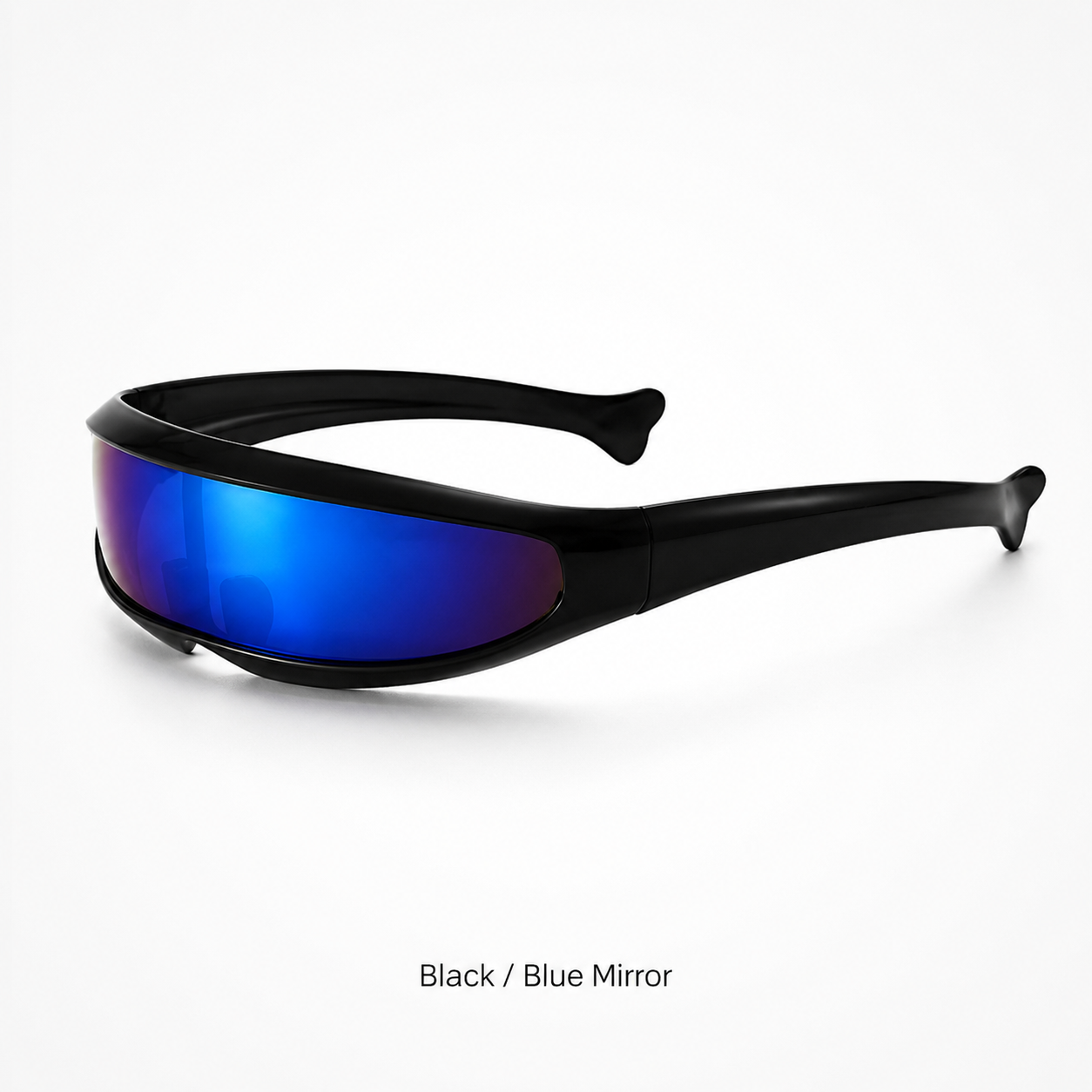 Low-Profile Wraparound Motorcycle Sunglasses