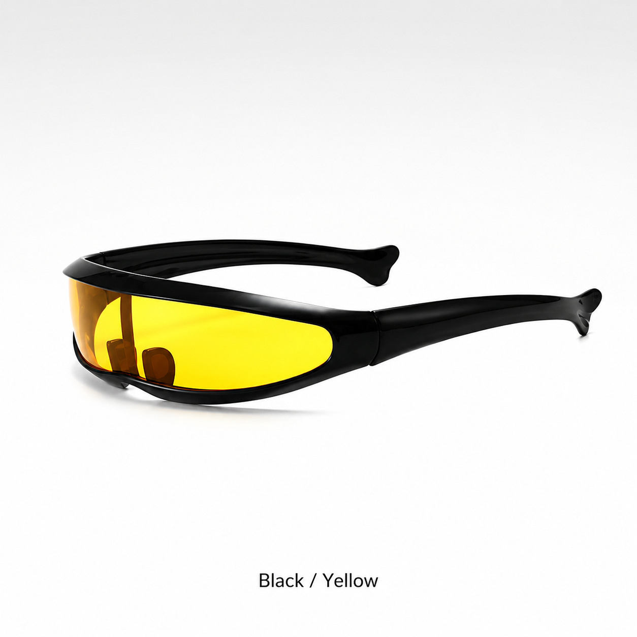 Low-Profile Wraparound Motorcycle Sunglasses