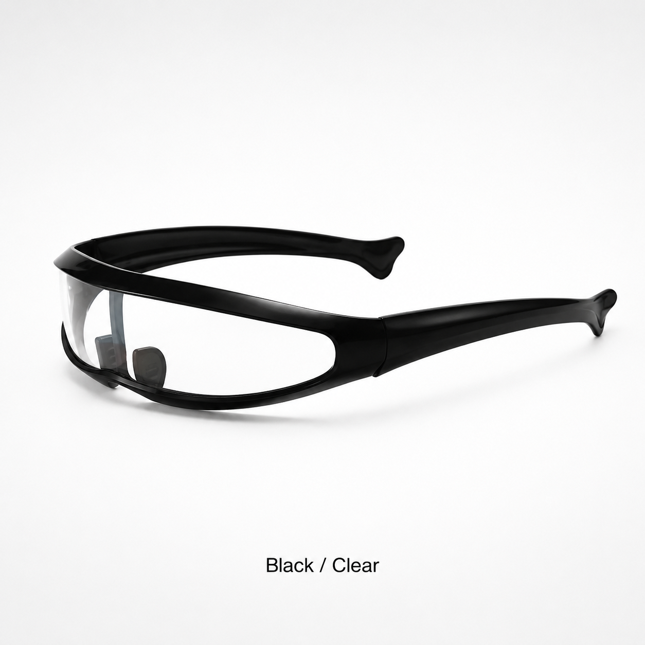 Low-Profile Wraparound Motorcycle Sunglasses