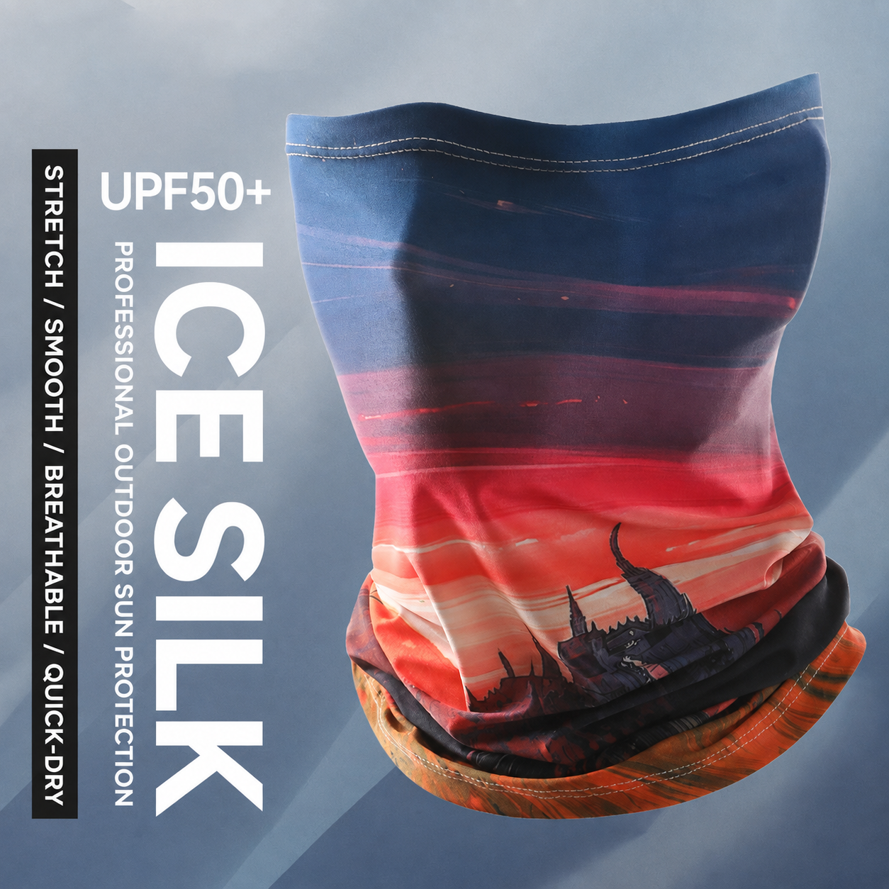 Cooling Multi-Wear Motorcycle Neck Gaiter