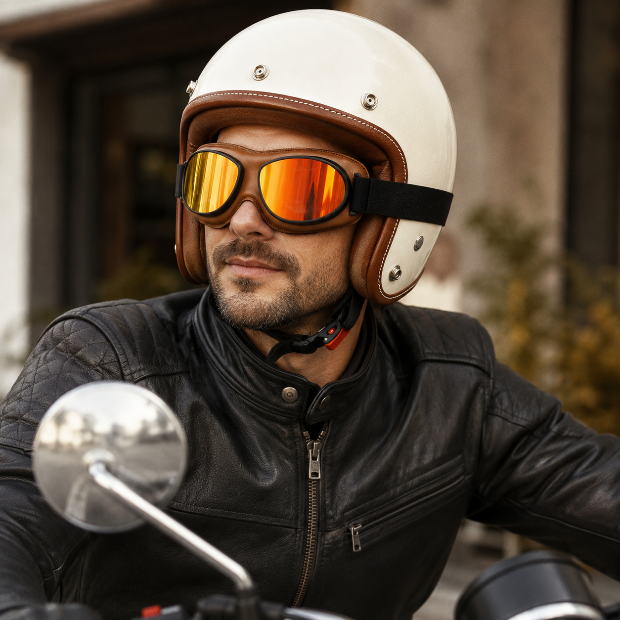 Vintage Rider Aviator Goggles