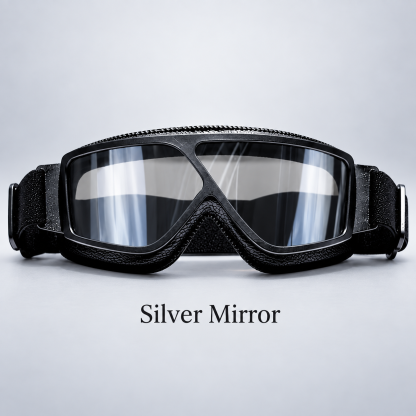 T16 Vintage Aviator Motorcycle Goggles – Windproof Padded Riding Eyewear