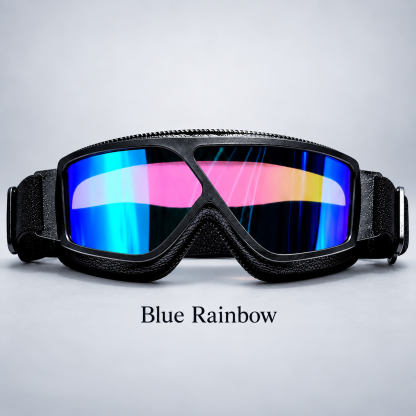 T16 Vintage Aviator Motorcycle Goggles – Windproof Padded Riding Eyewear