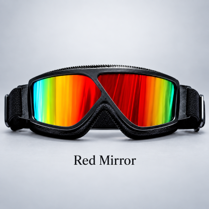 T16 Vintage Aviator Motorcycle Goggles – Windproof Padded Riding Eyewear