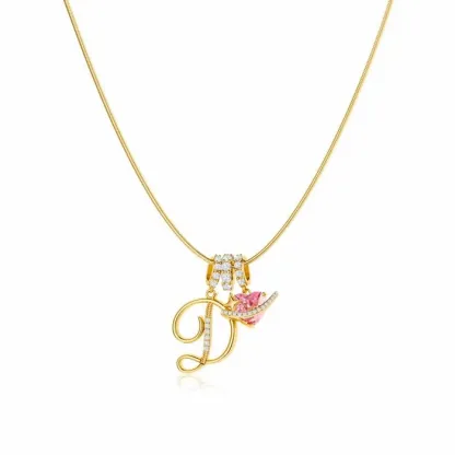 🔥2026 New Year Sale- 49% OFF🔥14K Gold Plated 3-Layering Initial A-Z Letter Pendant Necklaces